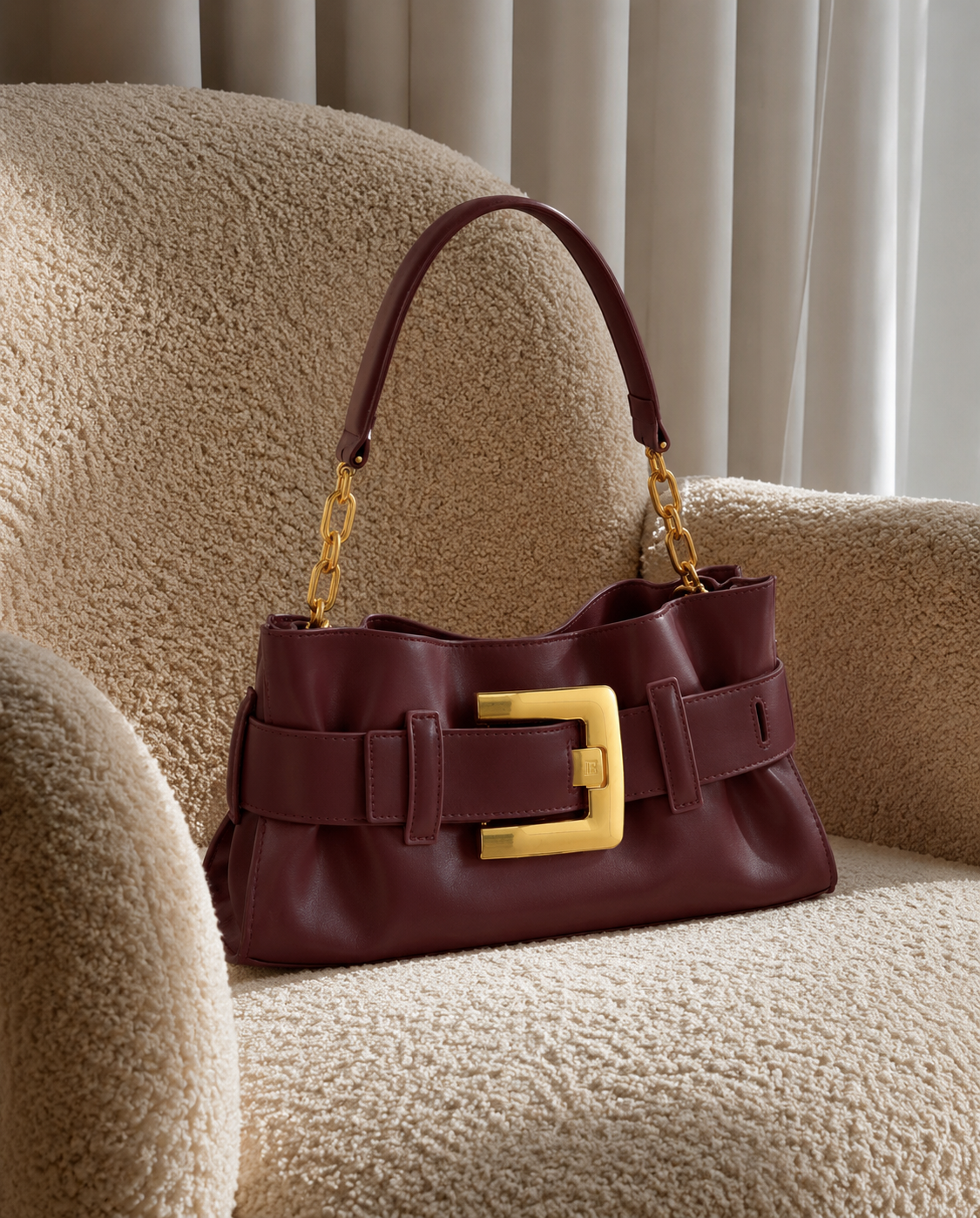 Buckle Shoulder Bag
