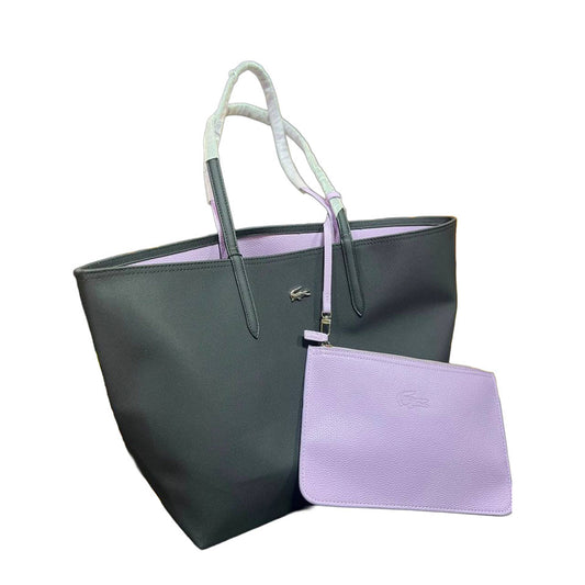 LACTOSE Reversible Tote Bag - Black & Lavender