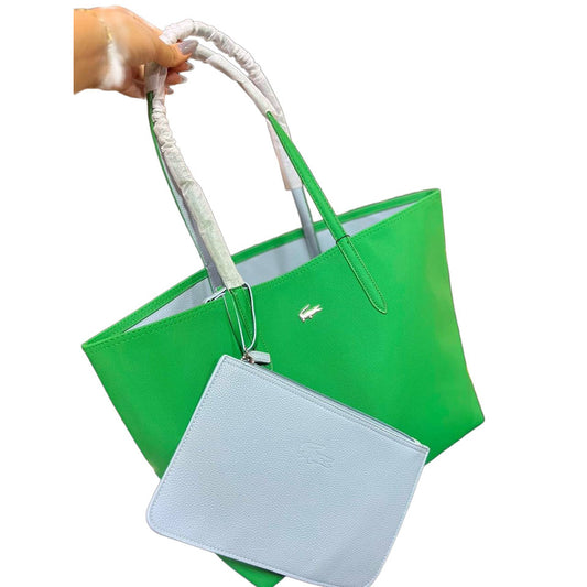LACTOSE Reversible Tote Bag - Green & White