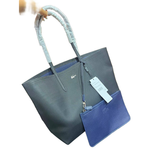 LACTOSE Reversible Tote Bag - Black & Navy