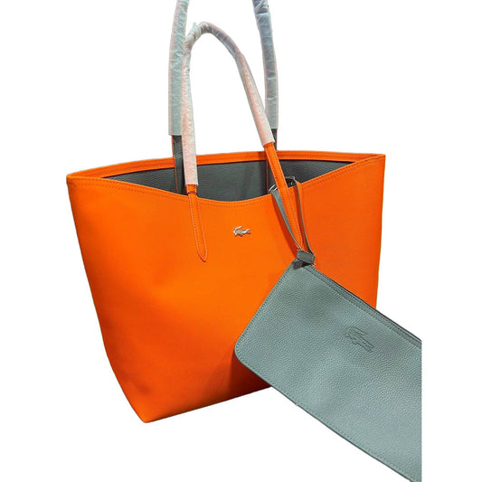 LACTOSE Reversible Tote Bag - Orange & Grey
