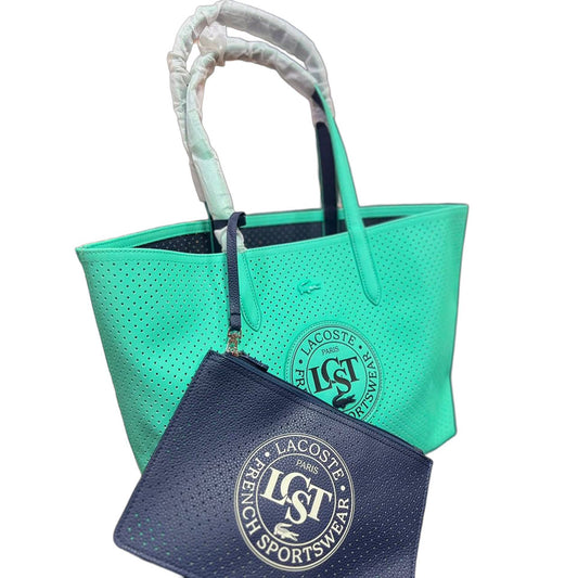 LACTOSE Reversible Tote Bag - Mint & Black