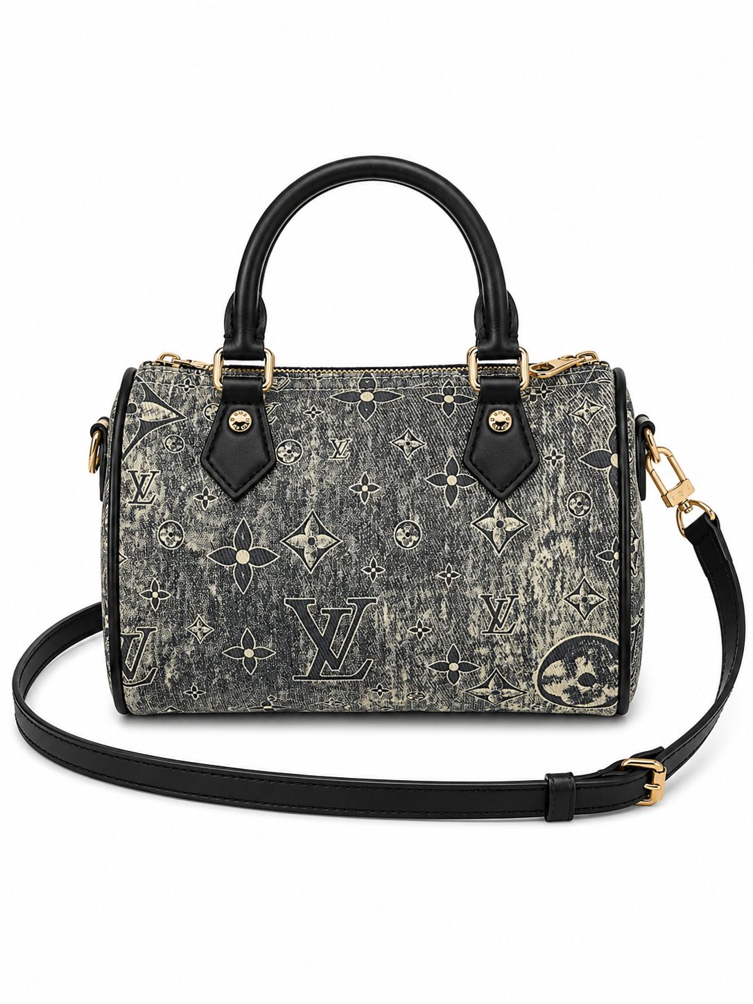 Louis Vuitton Denim Speedy Mini Bag