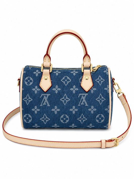 Louis Vuitton Denim Speedy Mini Bag