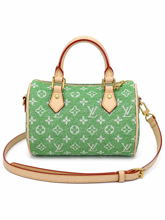 Louis Vuitton Denim Speedy Mini Bag