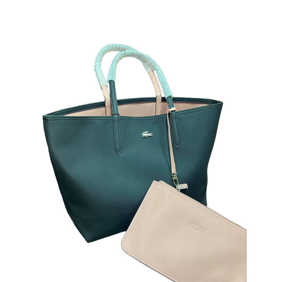 LACTOSE Reversible Tote Bag - Teal & Pink